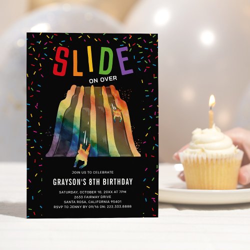 Indoor Slide Park Kids Birthday Party