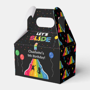 Indoor Slide Park Kids Playground Birthday Party Favor Boxes