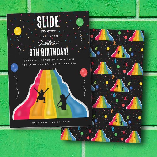 Indoor Slide Park Kids Playground Birthday Party