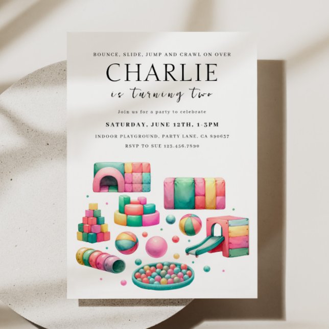 Indoor Soft Play Birthday Invitation  (Creator Uploaded)