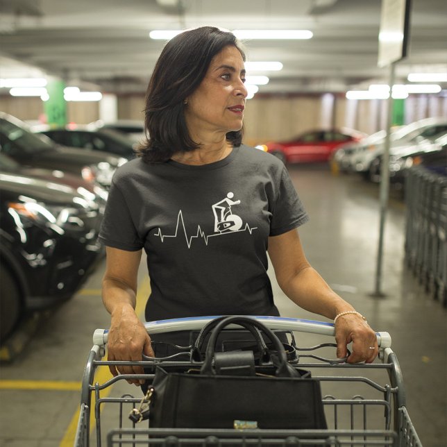 Indoor Spinning Cycle Heartbeat T-Shirt (Creator Uploaded)