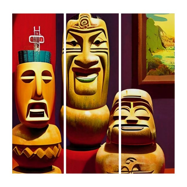 Indoor Tiki Life Ken Gage Art (Front)