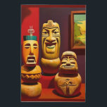 Indoor Tiki Life Ken Gage Art<br><div class="desc">Indoor Tiki Life.  2023,  Ken Gage.  Digital art: pop surrealism.</div>