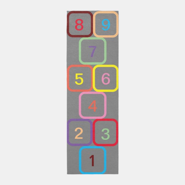 Indoors or Outdoors Rug - Hopscotch Design 1 (Front (Vertical))