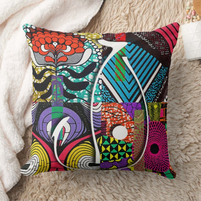 Indoors or Outdoors Throw Pillow (Blanket)