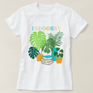 Indoorsy Plants and Books Shirt