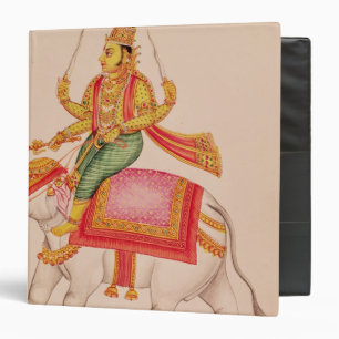 Indra, God of Storms, riding on an elephant Binder