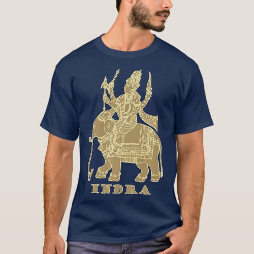 Indra Hindu Vedic God India Premium T_Shirt