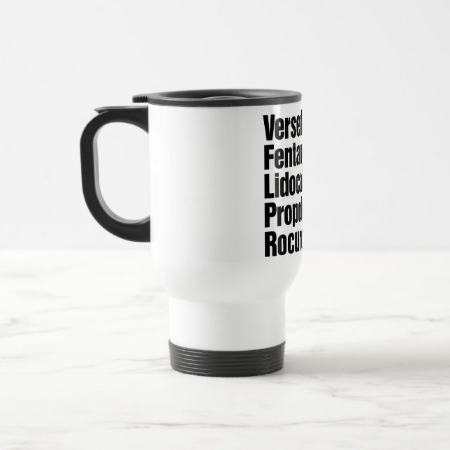 Induction Drugs Traveler Mug (Left)