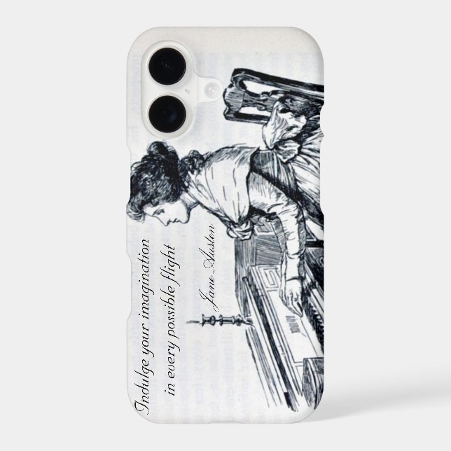 Indulge Your Imagination Iphone Case (Back)