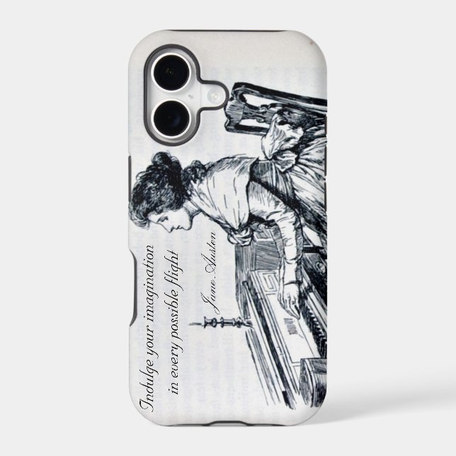 Indulge Your Imagination Iphone Case (Back)