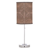 Industrial Abstract Faux Copper Shade Table Lamp (Back)