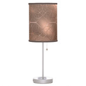 Industrial Abstract Faux Copper Shade Table Lamp (Left)