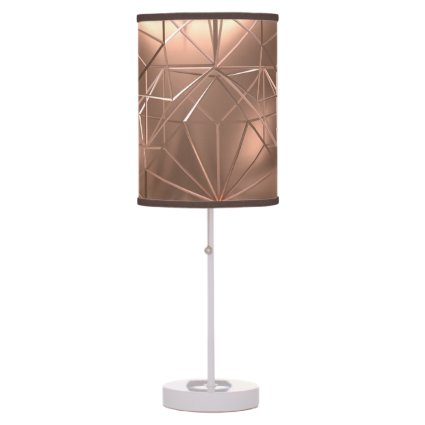 Industrial Abstract Faux Copper Wire Table Lamp