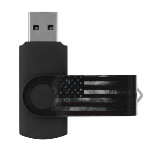 Industrial American Flag USB Flash Drive