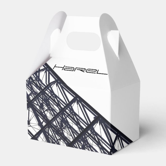 Industrial Architecture Favor Box (Front Side)