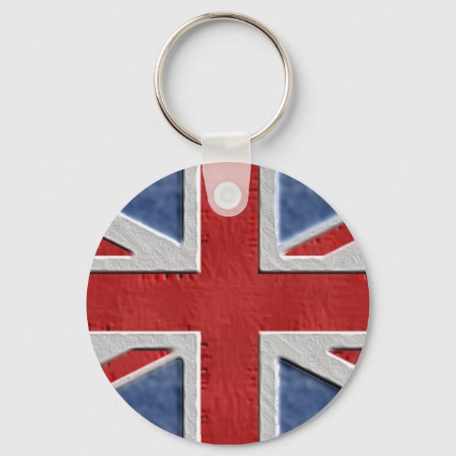 Industrial British Flag Keychain (Front)