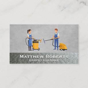 Industrial Carpet Cleaners Business Card