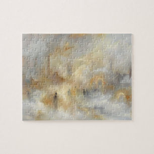 Industrial Cityscape Romantic Impressionism Jigsaw Puzzle