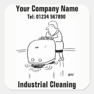 Industrial Cleaning Business stickers