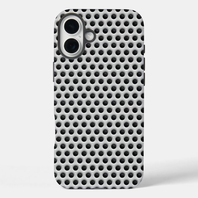 Industrial Composite Modern Polka Dots Case-Mate iPhone Case (Back)