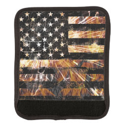 Industrial Construction Flag Sparks Luggage Handle Wrap