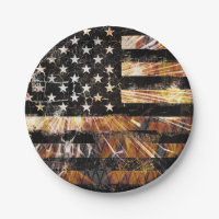 Industrial Construction Flag Sparks