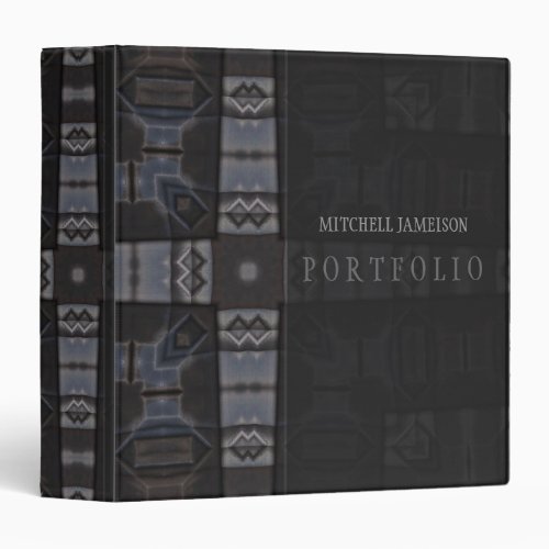 Industrial Dark Country Pattern Album  Binder