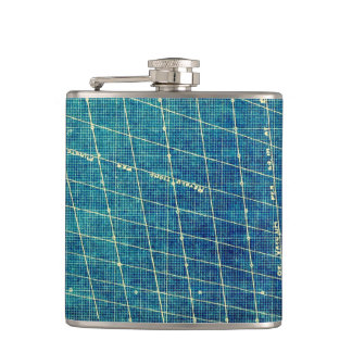 Industrial Displacement Blower Engineering Art Hip Flask
