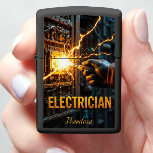 Industrial Electrician Hand Spark Zippo Lighter