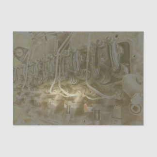 Industrial Engine Decoupage Tissue Paper