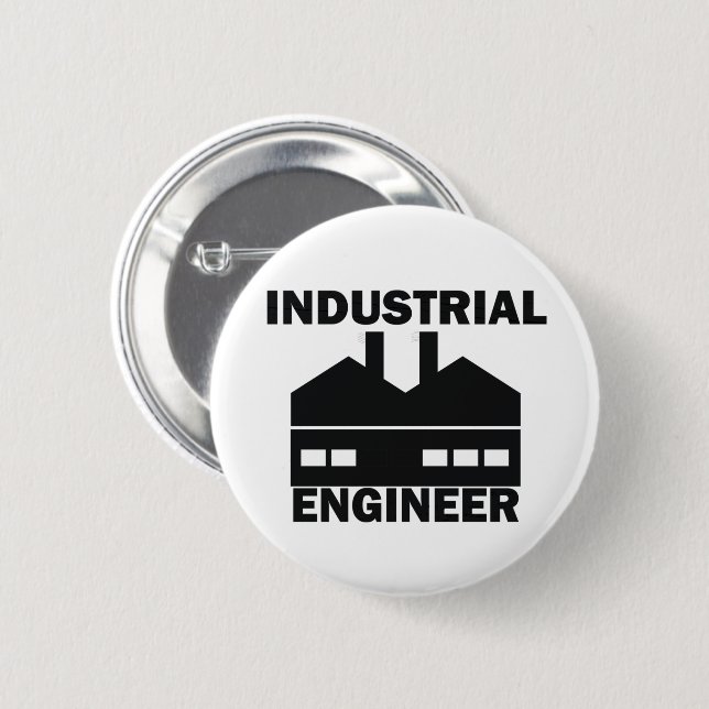 Industrial engineer button (Front & Back)