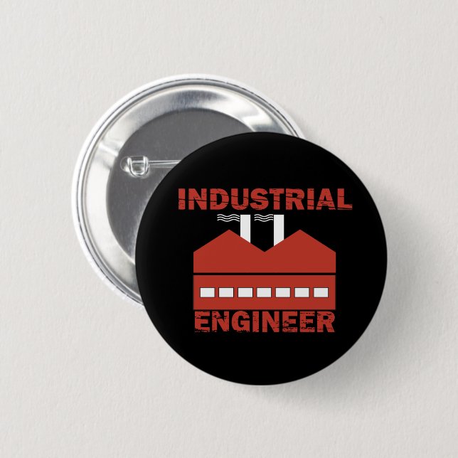 Industrial engineer button (Front & Back)