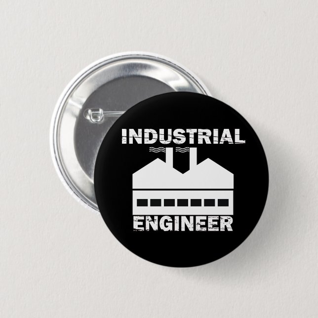Industrial engineer button (Front & Back)