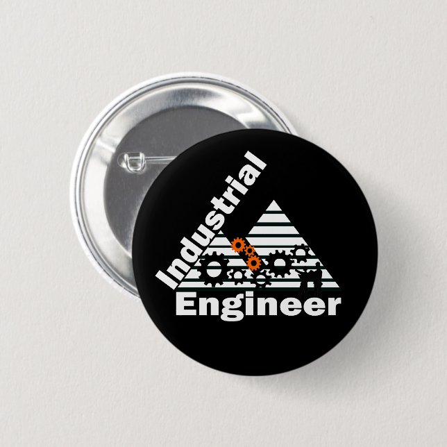 Industrial engineer button (Front & Back)