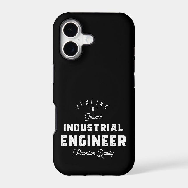 Industrial engineer, cool, engineer, engineering, iphone case (Back)
