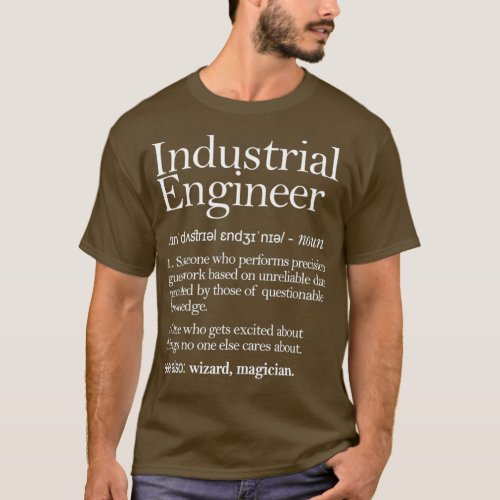 Industrial Engineer Definition Apparel Industry En T_Shirt