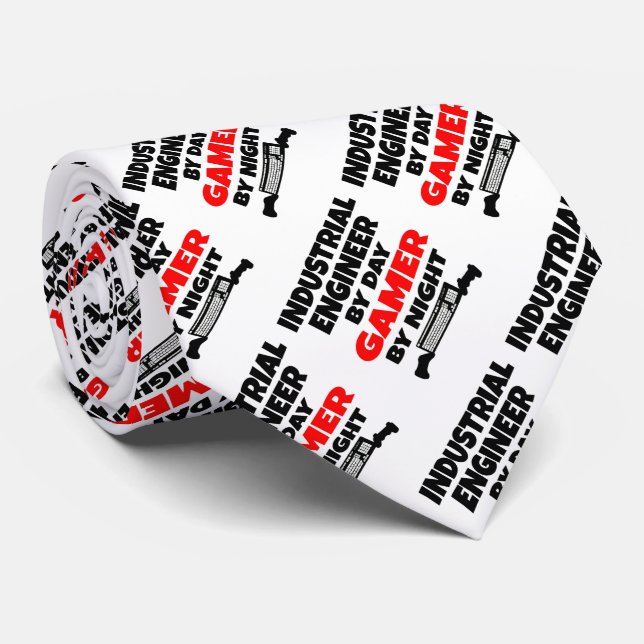 Industrial Engineer Gamer Neck Tie (Rolled)