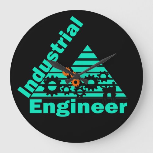 Industrial engineer large clock