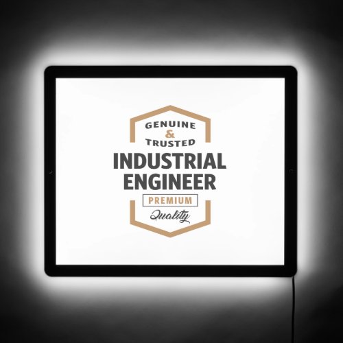 Industrial Engineer Logo Gift Ideas   LED Sign