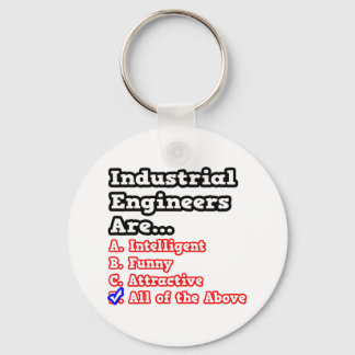 Industrial Engineer Quiz...Joke Keychain