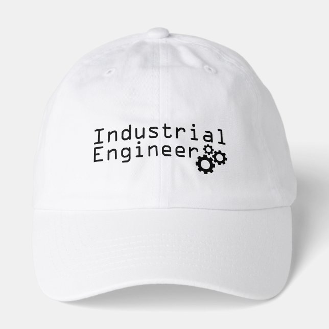 Industrial Engineering Funny Engineer Hat (Front)