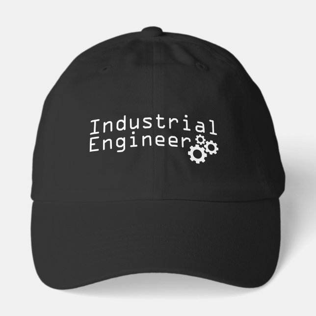 Industrial Engineering Funny Engineer Hat (Front)