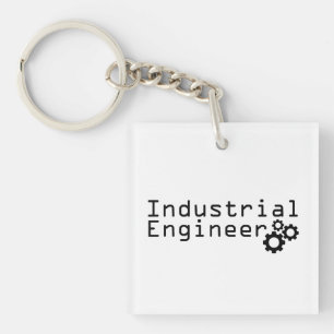 Industrial Engineering Funny Engineer Keychain