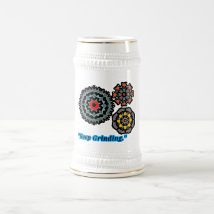 Industrial Flow Art Beer Stein