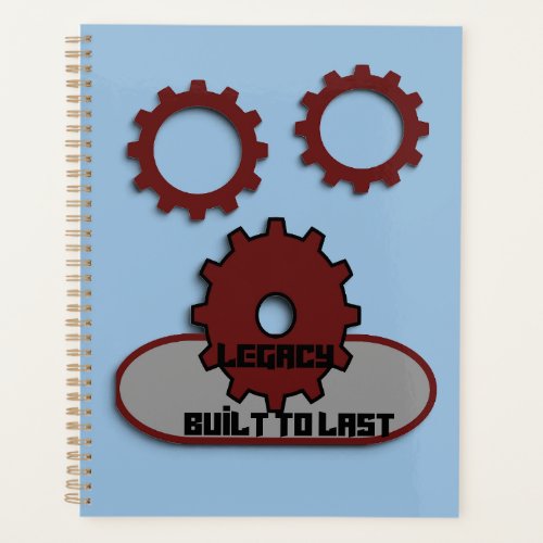 Industrial Gears "Legacy Built to Last" Notebook