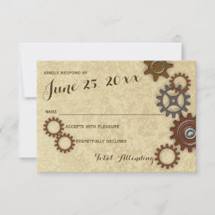 Industrial Gears Rustic Wedding Response