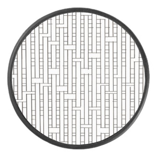 Industrial Grid_Modern Bauhaus Geometric Hockey Puck