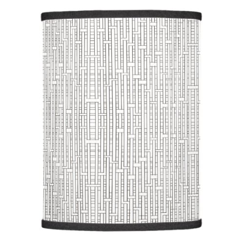 Industrial Grid_Modern Bauhaus Geometric Pattern Lamp Shade