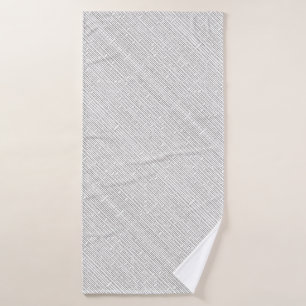 Industrial Grid-Modern Minimalist Geometric Bath Towel